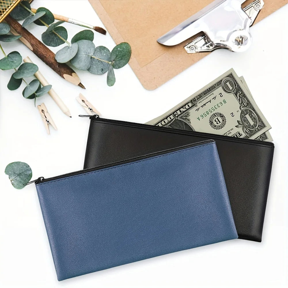 1pcs Zipper Purse Is Used to Hold Cash Wallet, Coins, Cosmetics Bills, Check Wallets, Receipt Clips