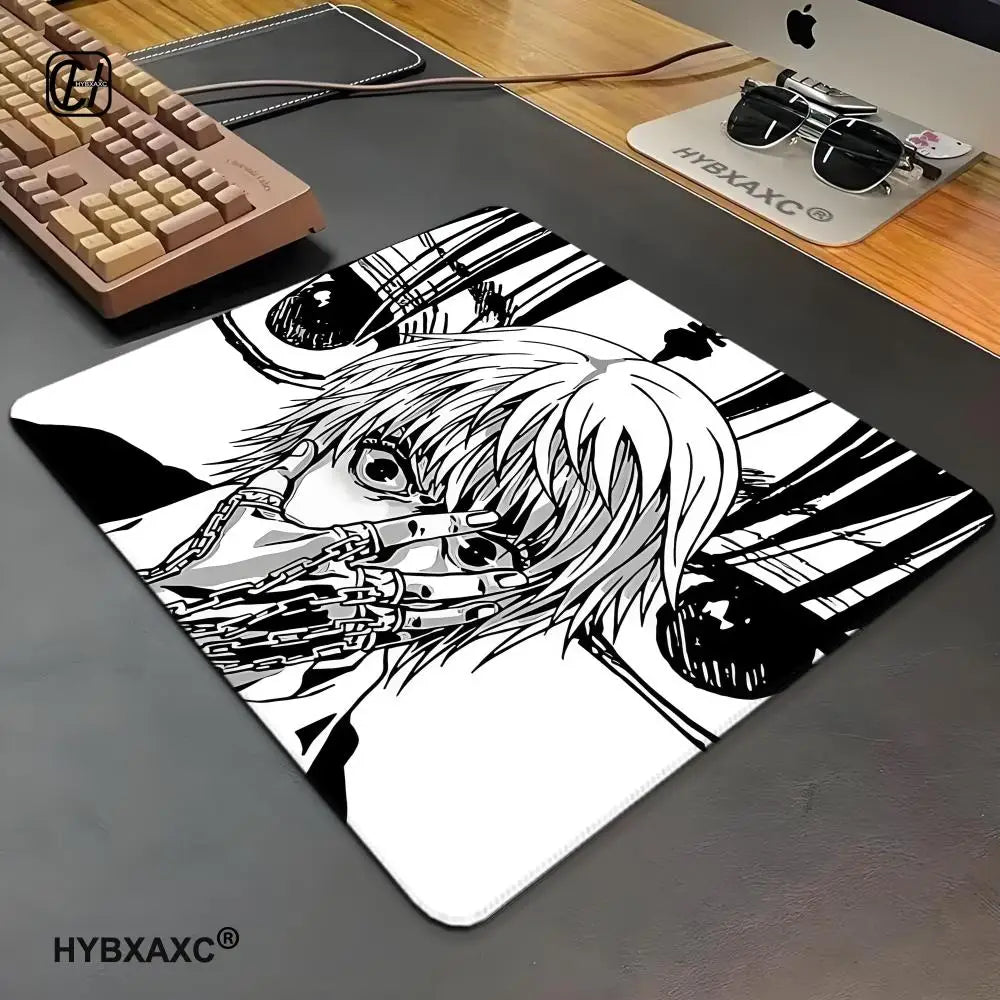 1pc Hxh Mousepad H-Hunter X Hunter Anime Mouse Pad XS Gaming Accessories Office Gamer Keyboard Desk Mat Non-Slip Laptop Rug