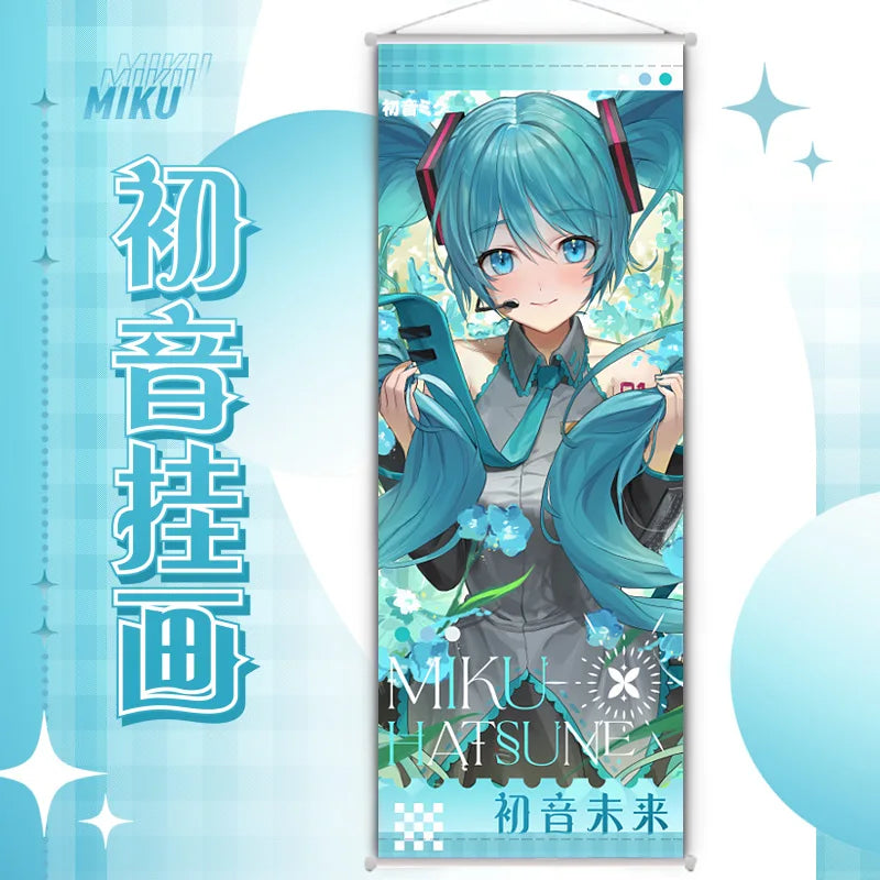 Hatsune Miku Canvas Wall Scroll