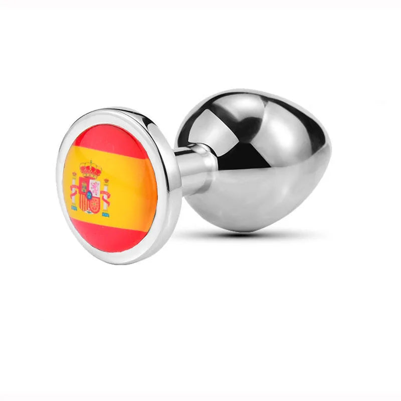Waterproof Stainless Steel Jewelry Anal Plug