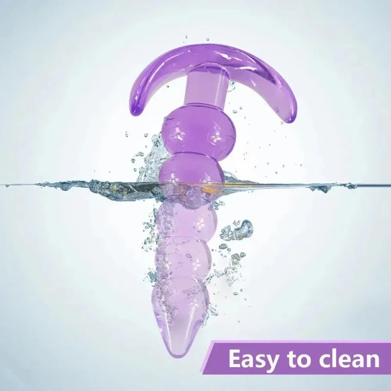 Soft Silicone Anal Bead & Butt Plug