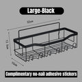 Bathroom Shelf Kitchen Storage Organizer Aluminum Alloy Shower Shelf Bathroom Accessories No Drilling Wall Shelf