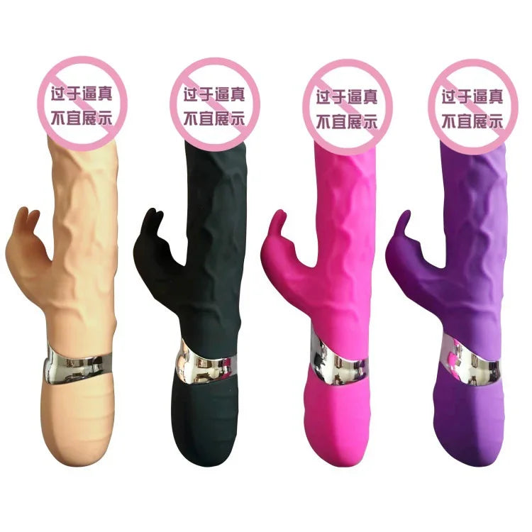 Rechargeable Rabbit Vibrator with Dual Stimulation