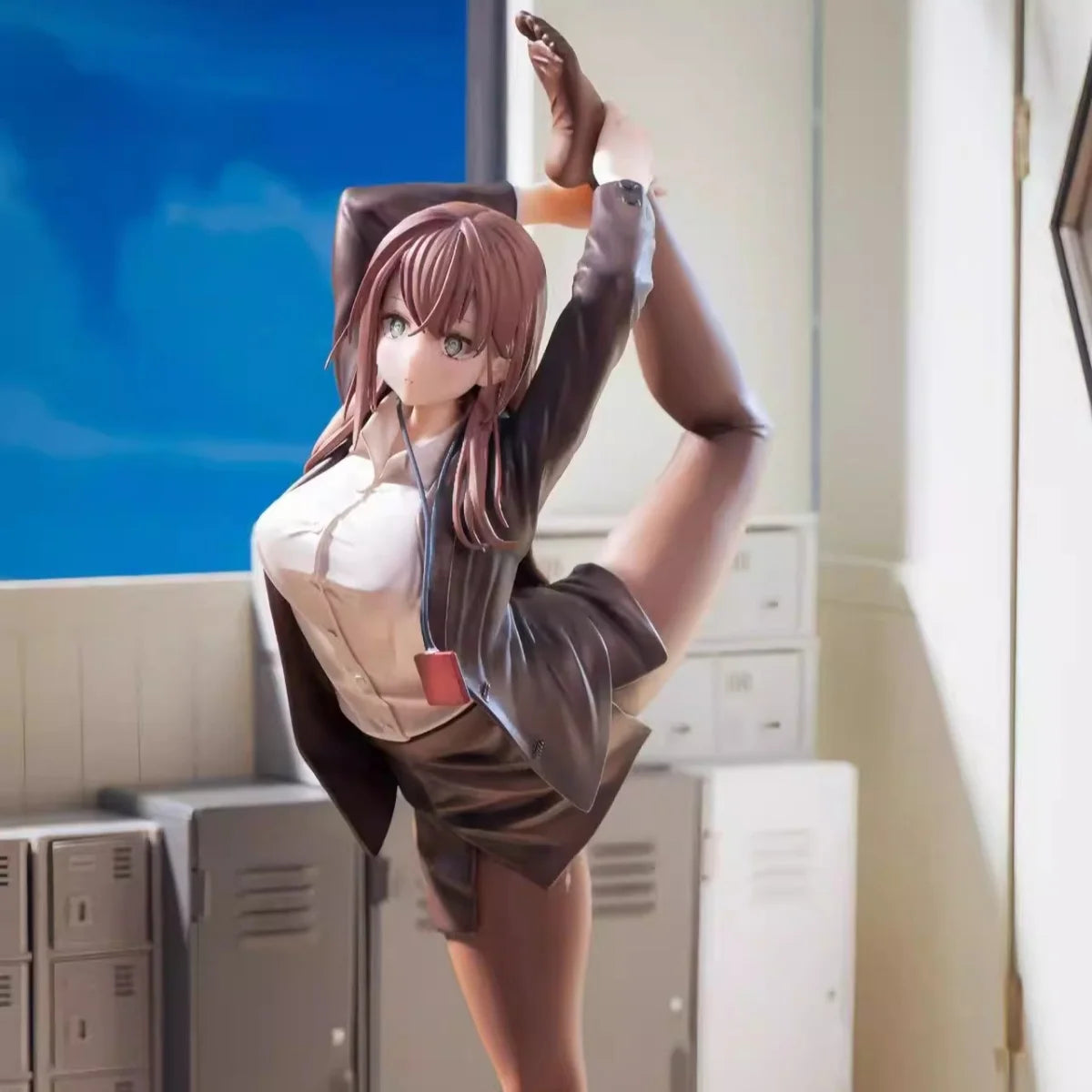 29cm Soft-Bodied Anime Manga Figurine Office Lady Non-Wanting-to-Go-to-Work Theme Cute Collectible Decorative Model for Fans