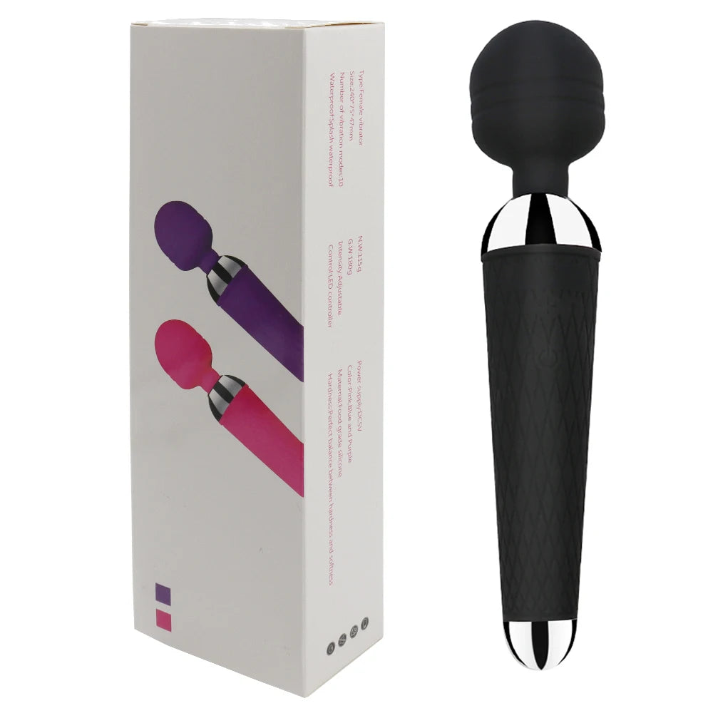 USB-Rechargeable Magic Wand Vibrator