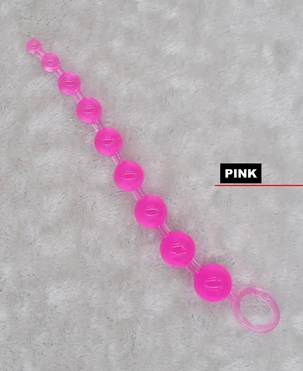 Extra-Long Silicone Beginner Anal Beads