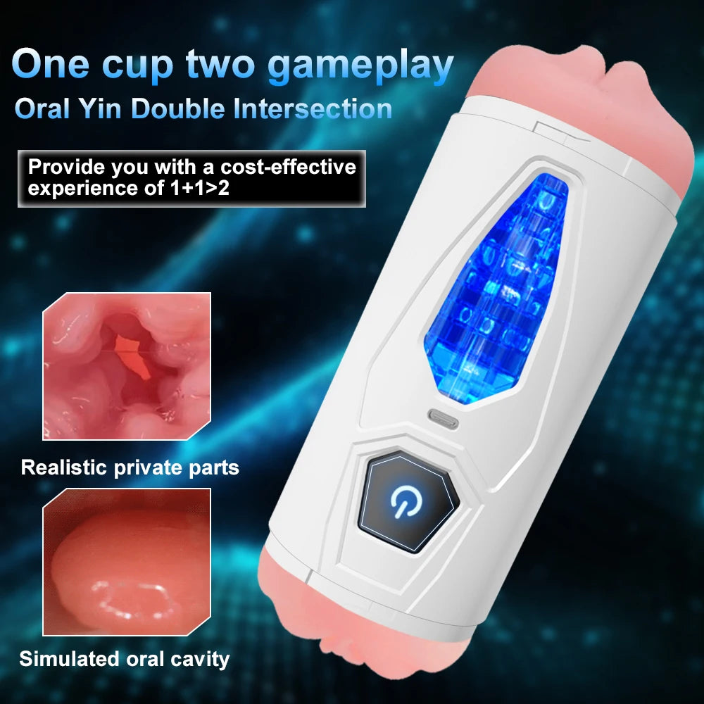 Open-Ended Vibrating Male Stroker