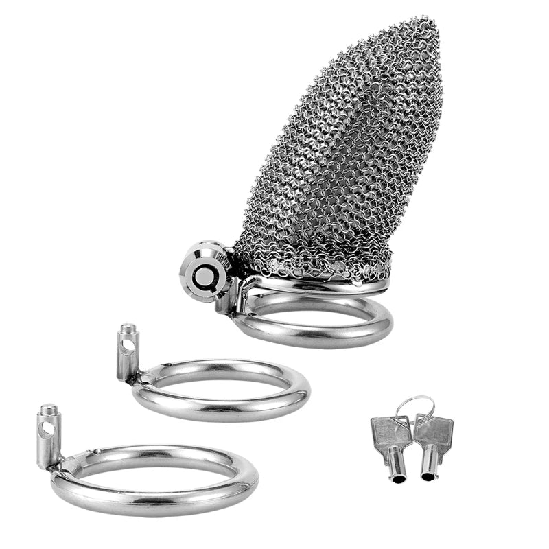 Mesh Stainless Steel Chastity Cage