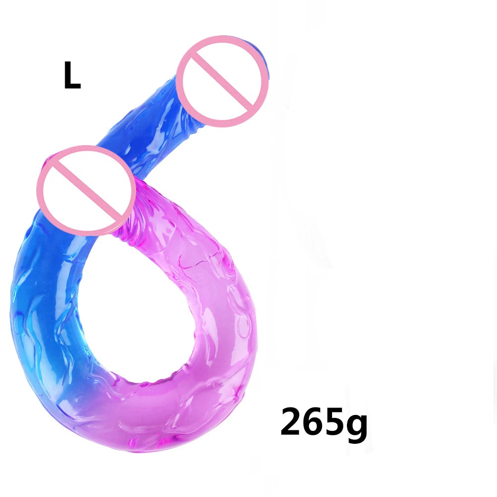 Flexible Double-Ended Realistic Dildo