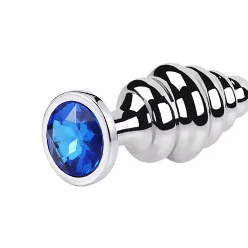 Crystal Stainless Steel Anal Plug