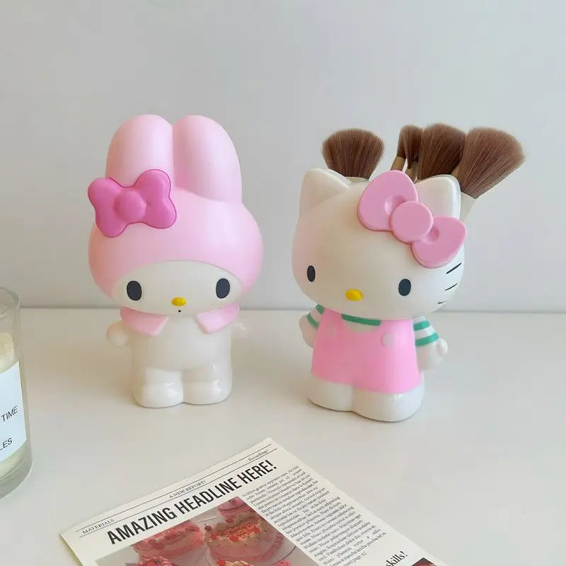 Kawaii Cat Print Pencil Holder Organizer