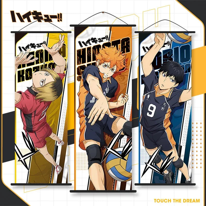 Haikyuu!! Hinata & Kageyama Canvas Wall Scroll