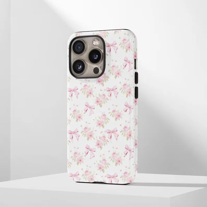 Coquette Bow Double-Layer Phone Case for iPhone