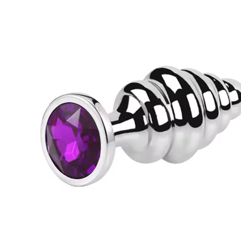 Crystal Stainless Steel Anal Plug