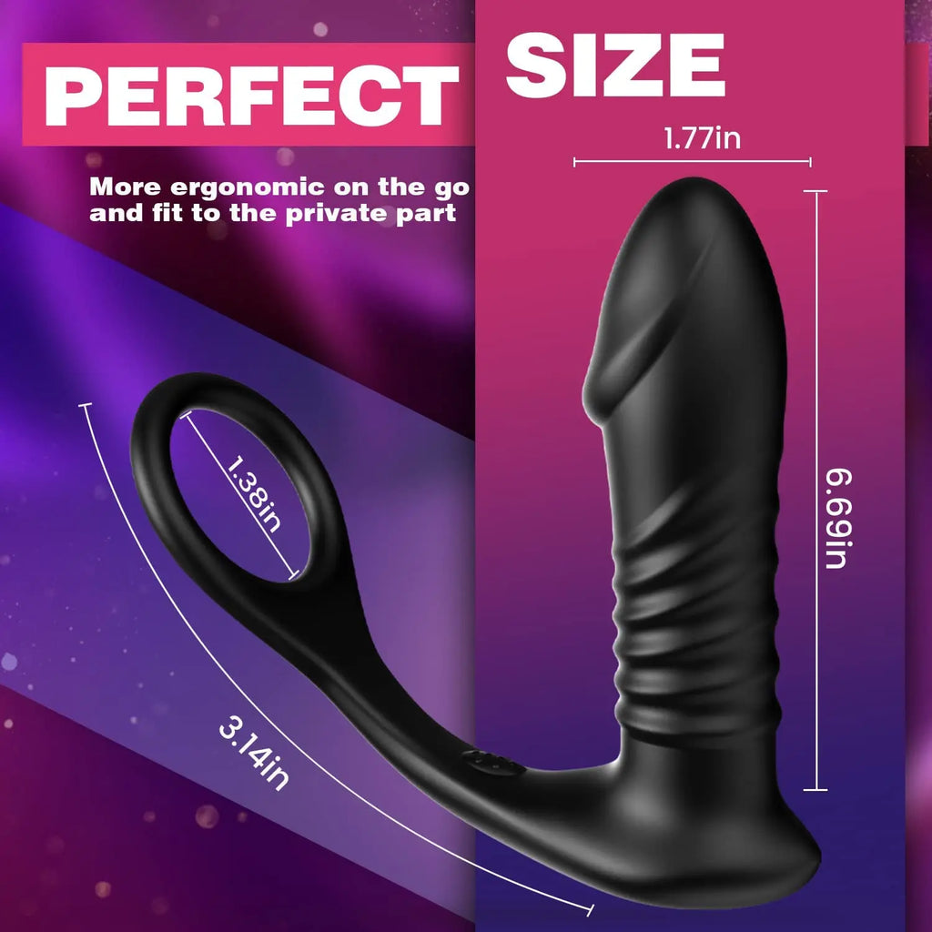 App-Controlled Telescopic Prostate Massager