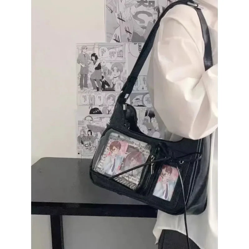 Harajuku Transparent Ita Shoulder Bag