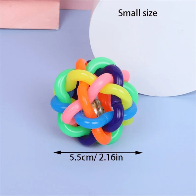 Colorful Bell Interactive Dog Toy