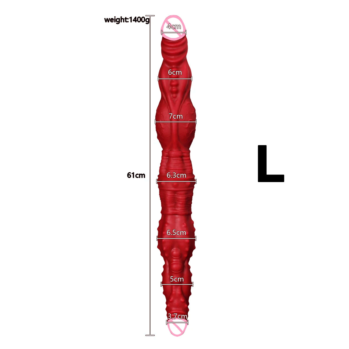 Realistic Double-Ended Dildo