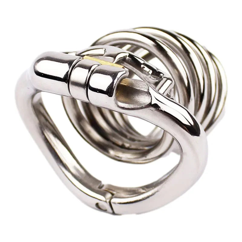 Stainless Steel Locking Chastity Cage