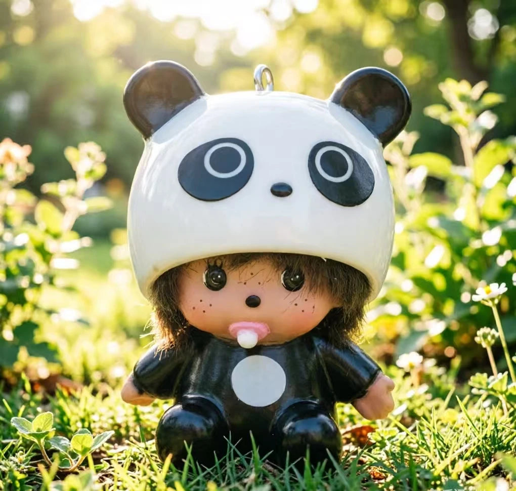 Animal Costume Plush Doll Bag Charm Keychain