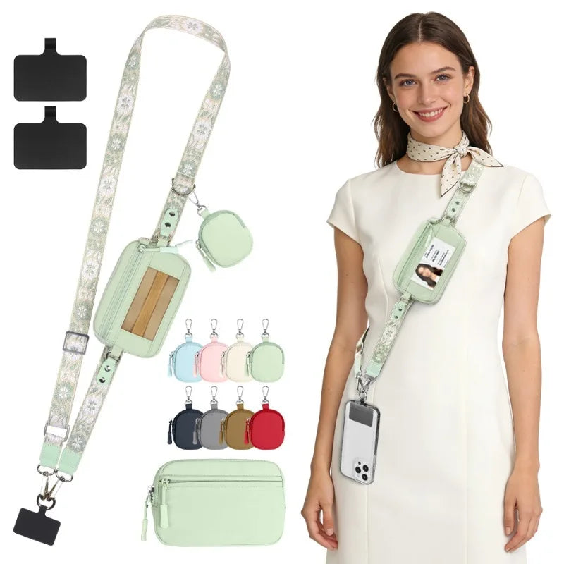 Nylon Mini Travel Crossbody Pouch