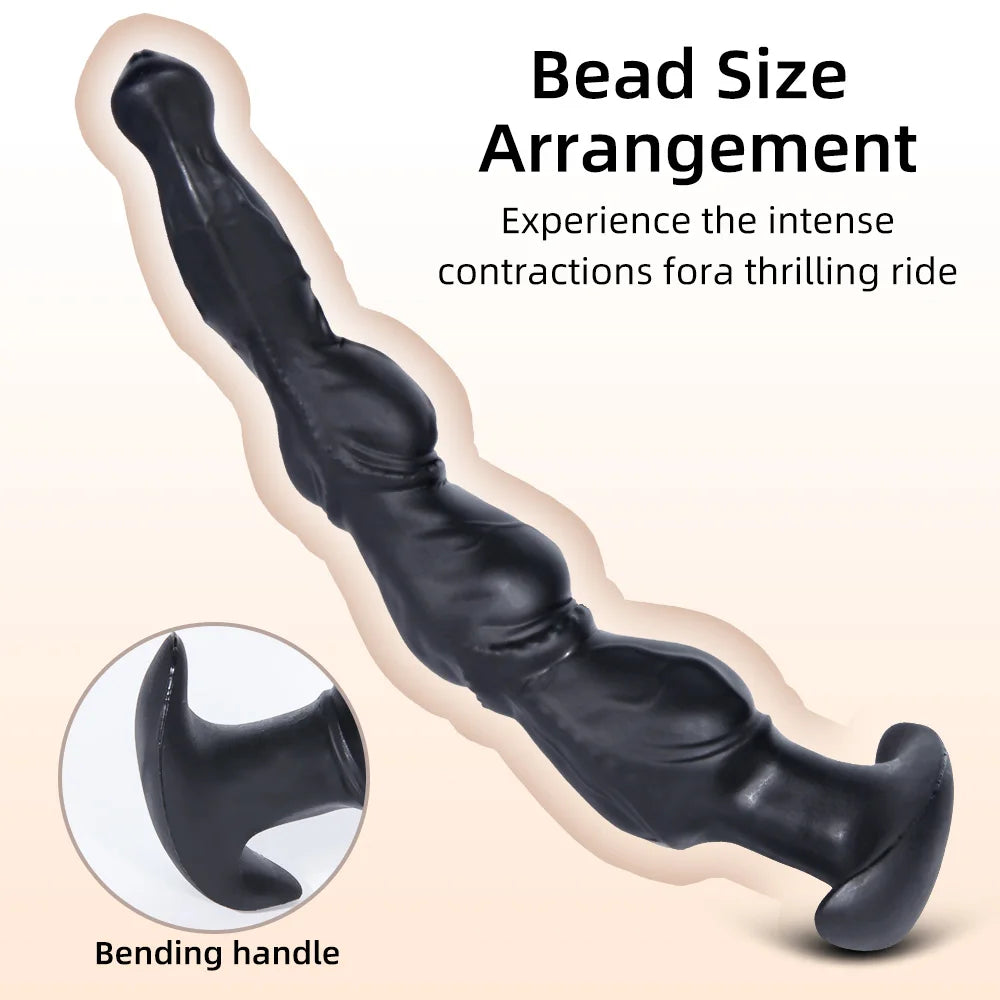 Soft Silicone Anal Bead & Plug Trainer