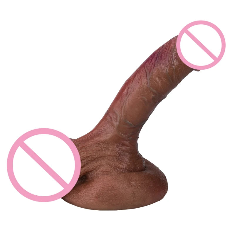 Dildo - Dildo - 1pc Realistic Fake Penis Men Women Masturbator, 7.09 Inch High Flesh-Tone Texture Adult Men Women Toy