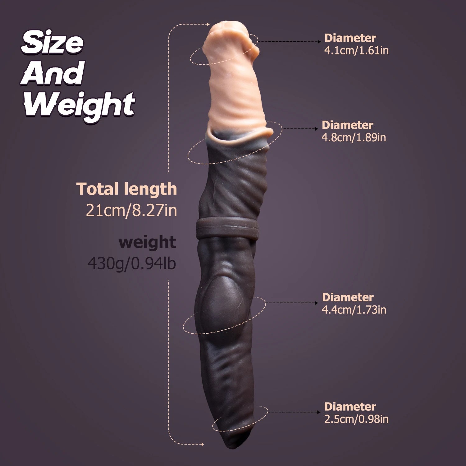 Oieffur Double Dildo Horse Penis and Dog Cock Realistic Dildos Woman Men Sex Toys for Adults Toys for Adults Double Penetration