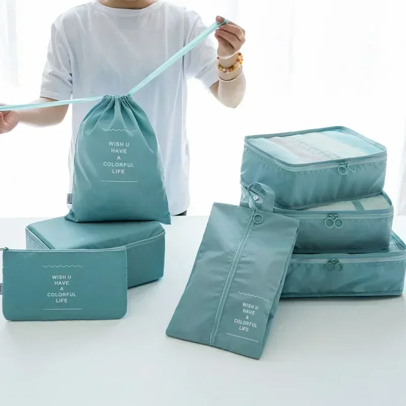 7-Piece Travel Luggage Organizer Set