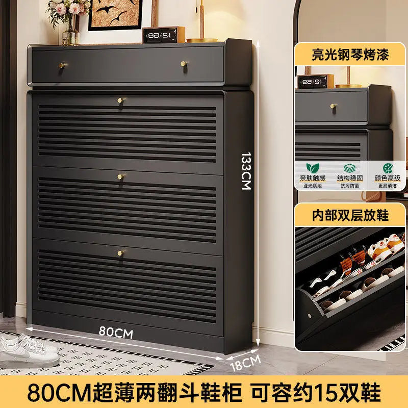 Narrow Corner Shoe Storage Cabinet