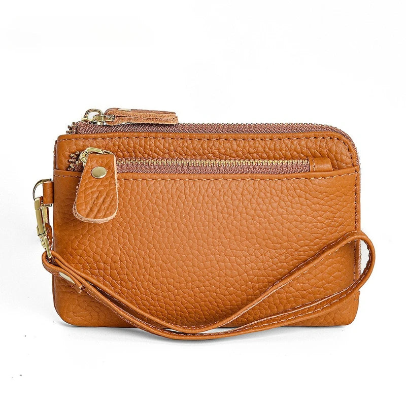 Women's Large-Capacity PU Leather Wristlet Wallet