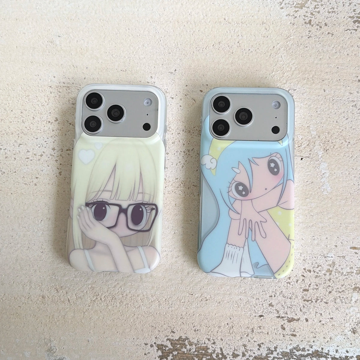 Anime Girl Shockproof Phone Case for iPhone