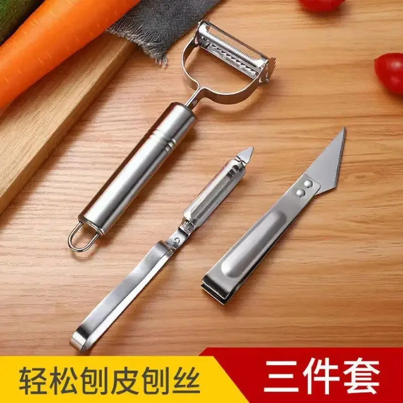 3PC Utensils for Kitchen Accessories Hand Grater for Vegetables Convenience Slicer Multifunctional Tools Gadgets Dining Bar Home