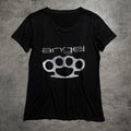 Retro Geometric Letter Y2K Baby Tee