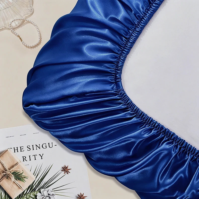 Satin Decorative Pillowcase with Elastic Band