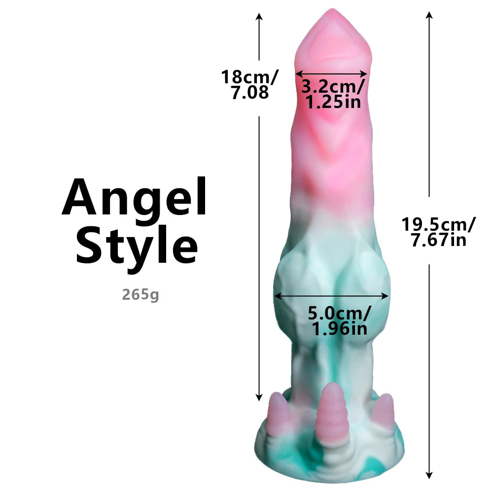 Large Double-Penetration Monster-Style Dildo