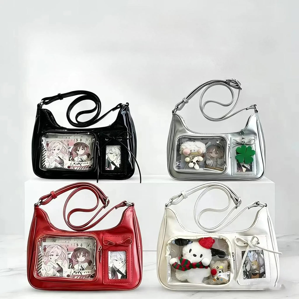 Harajuku Transparent Ita Shoulder Bag