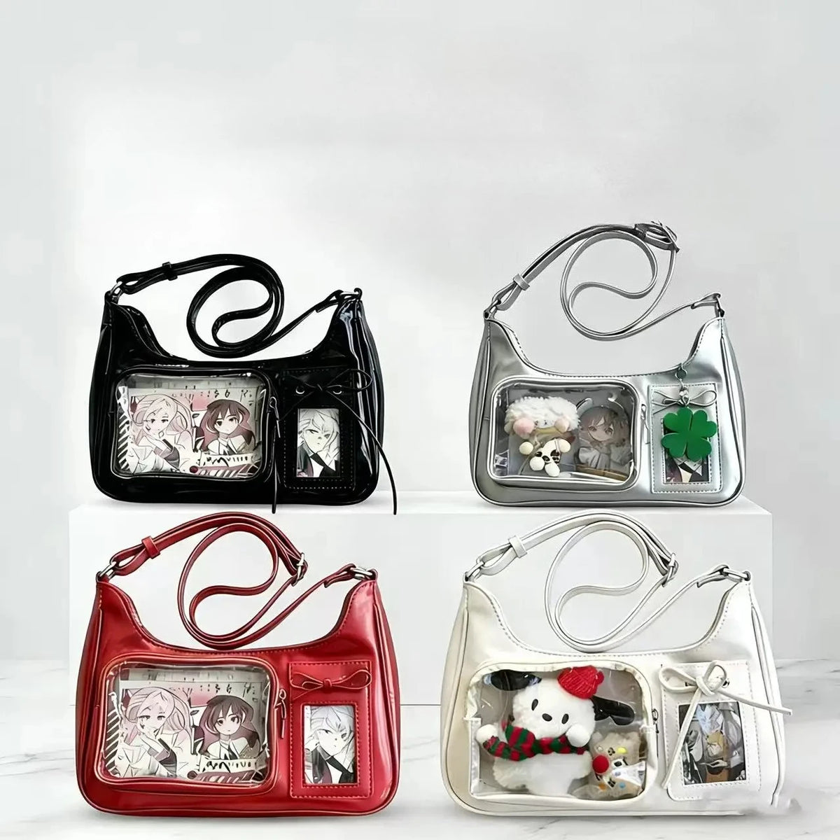 Harajuku Transparent Ita Shoulder Bag