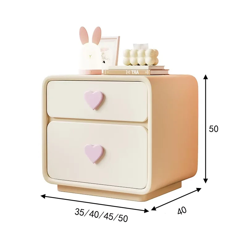 Cute Modern Kawaii Bedside Storage Table