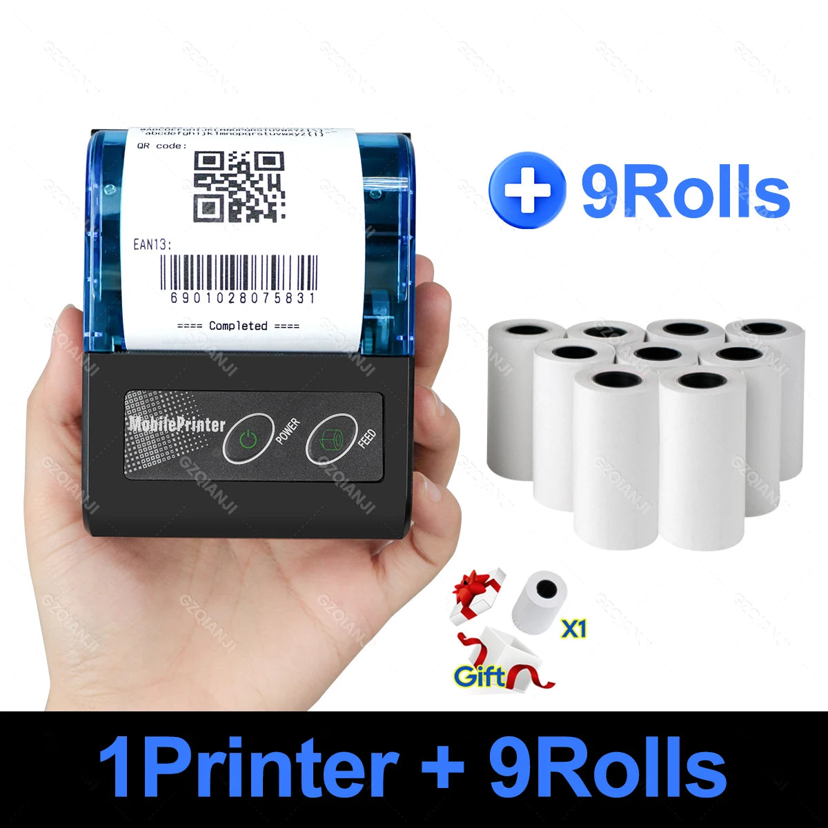 2-Inch Bluetooth USB Receipt Printer