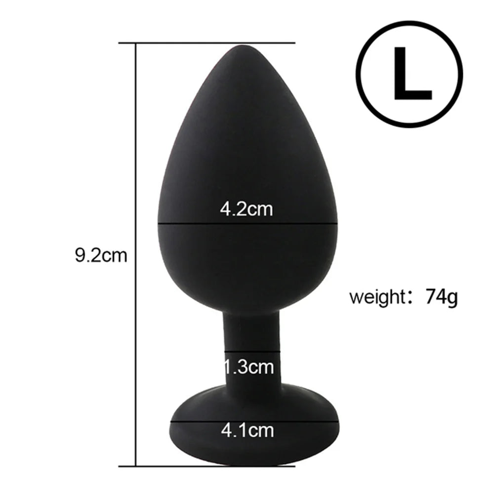 Soft Silicone Anal Bead & Butt Plug