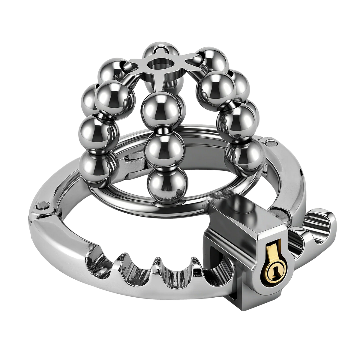 Adjustable Stainless Steel Chastity Cage