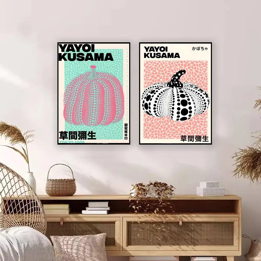 Yayoi Kusama Art Wall Poster