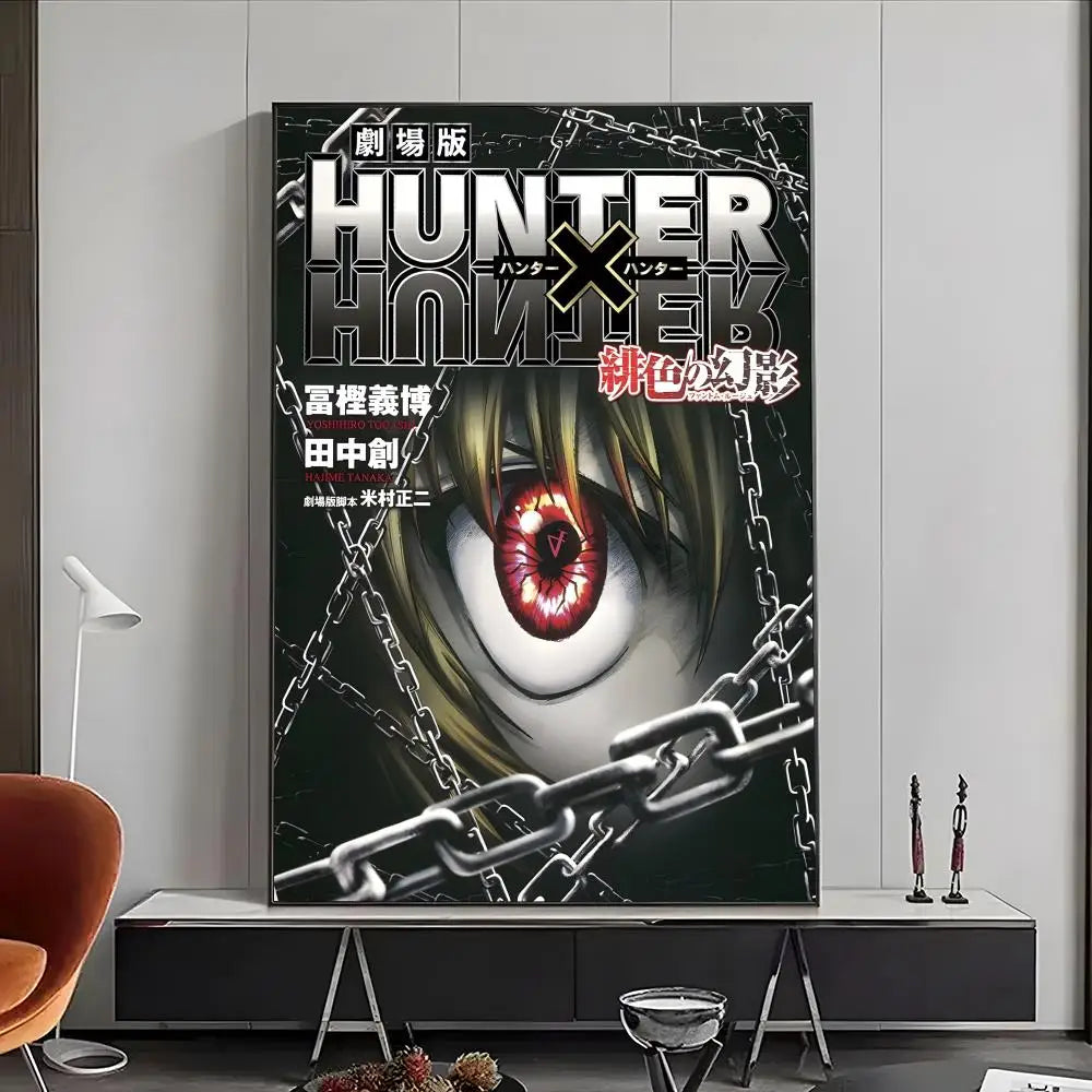 H-Hunter × Hunter Poster High-Definition Posters, Wall Art for Living Room and Home Decor.