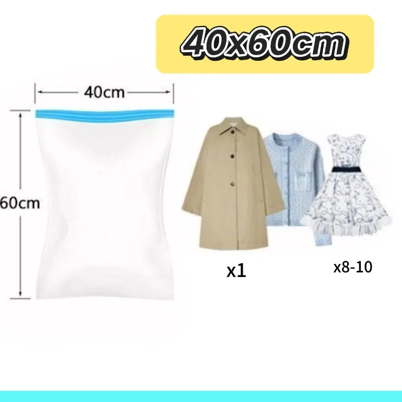 Reusable Roll-Up Travel Compression Storage Bag
