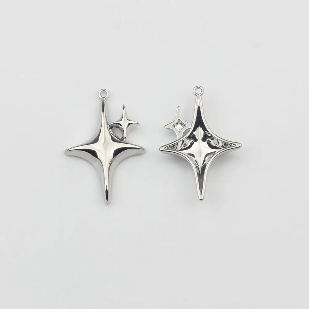 Black Heart, Cross & Star DIY Jewelry Charms