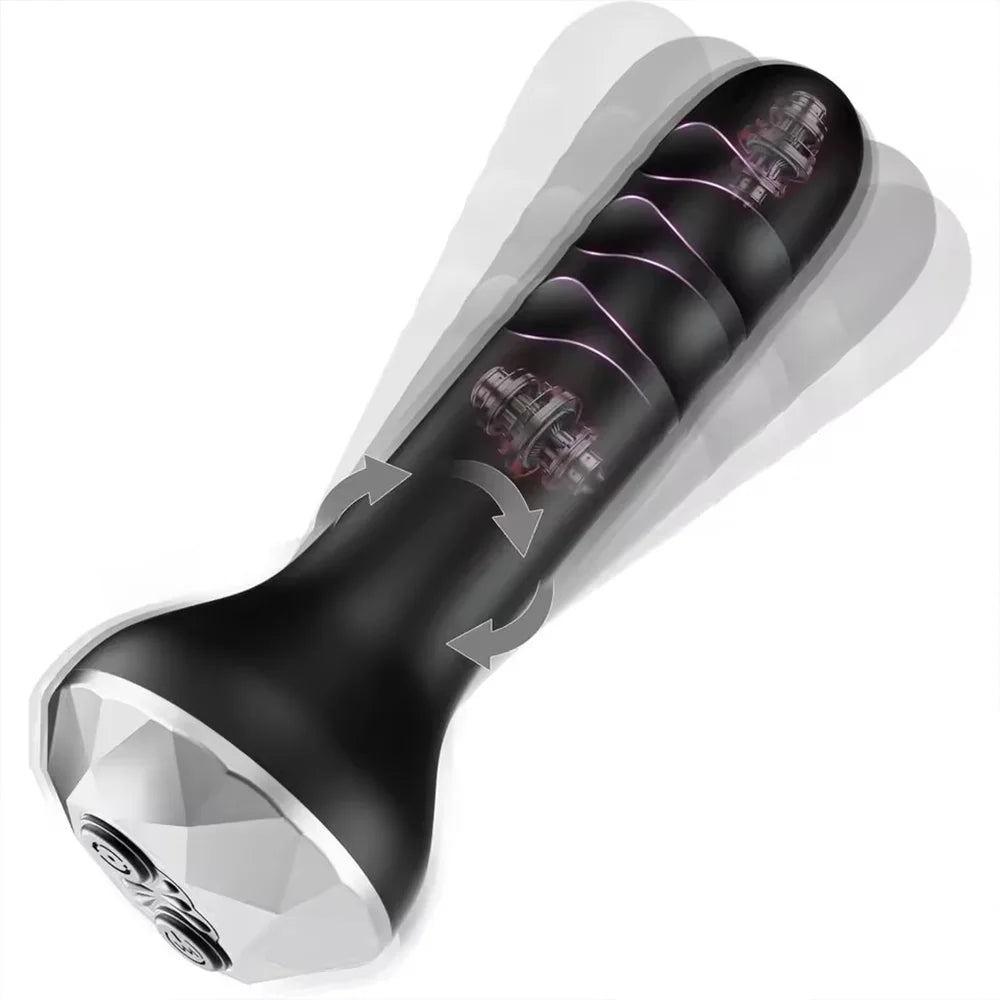 Rotating 10-Mode Anal Massager