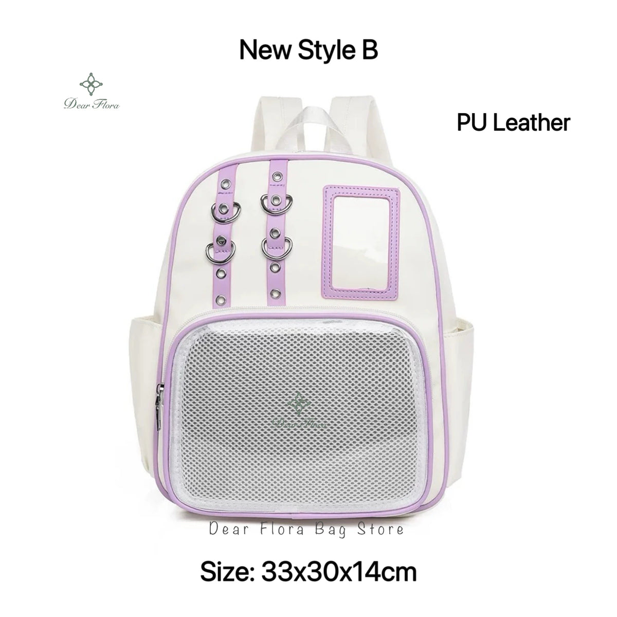 Kawaii Mini Transparent Ita Backpack