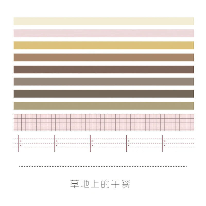 10-Roll Kawaii Washi Tape Set