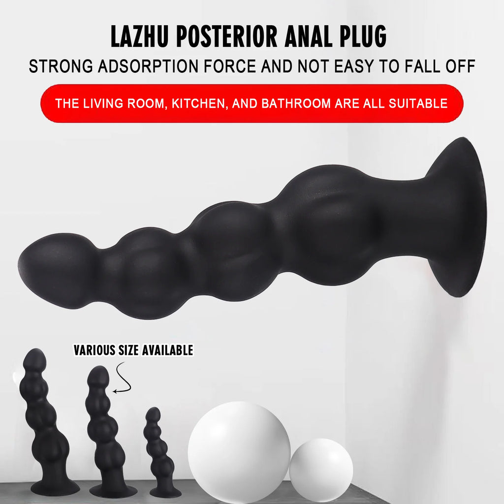 4-Ball Silicone Anal Bead & Plug